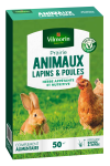 Pour nos animaux - Prairie Animaux - Lapins & Poules - face recto